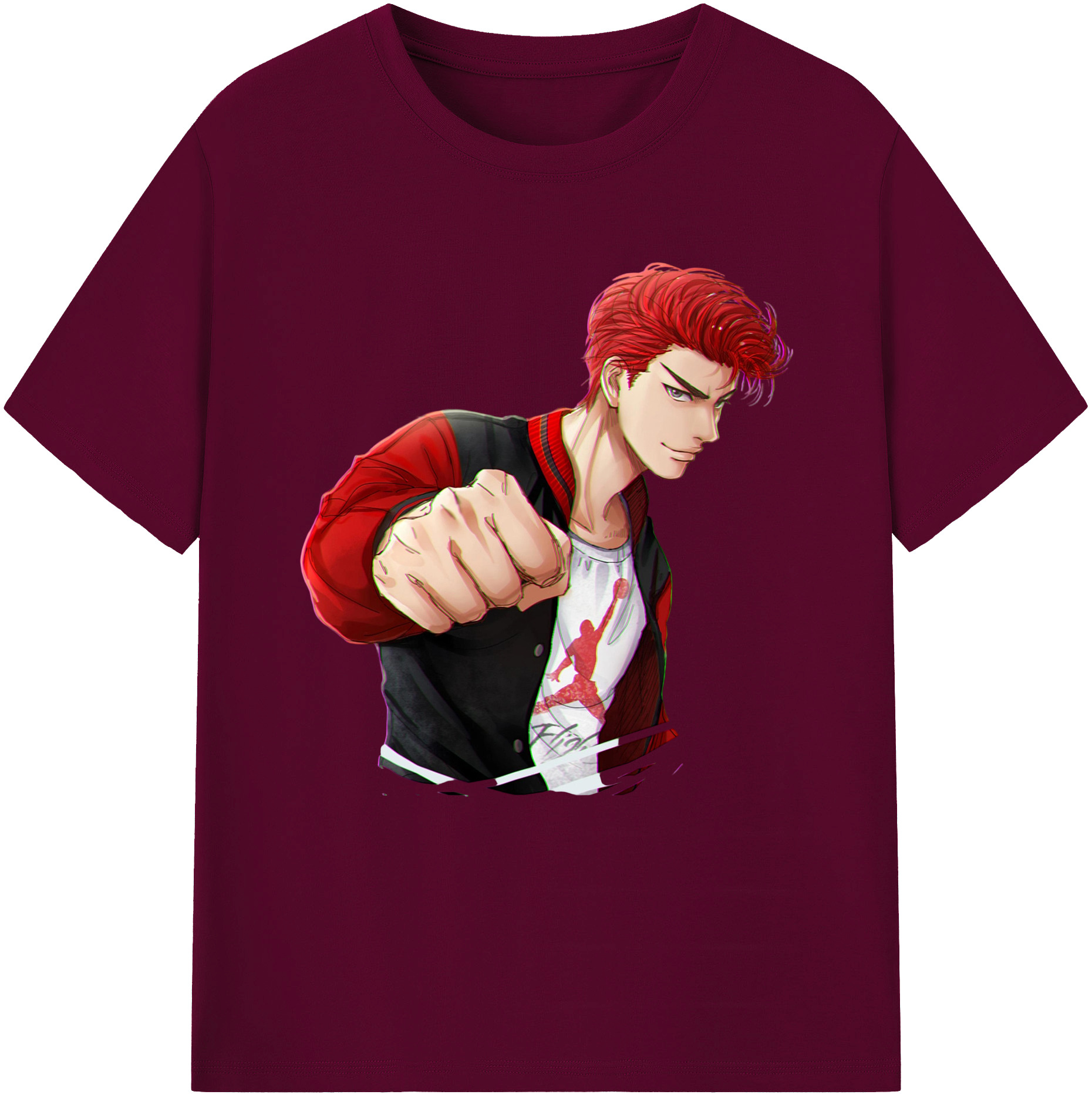 （画像用） SLAM DUNK／スラムダンク レディースカジュアルプリントTシャツ（綿100％）
